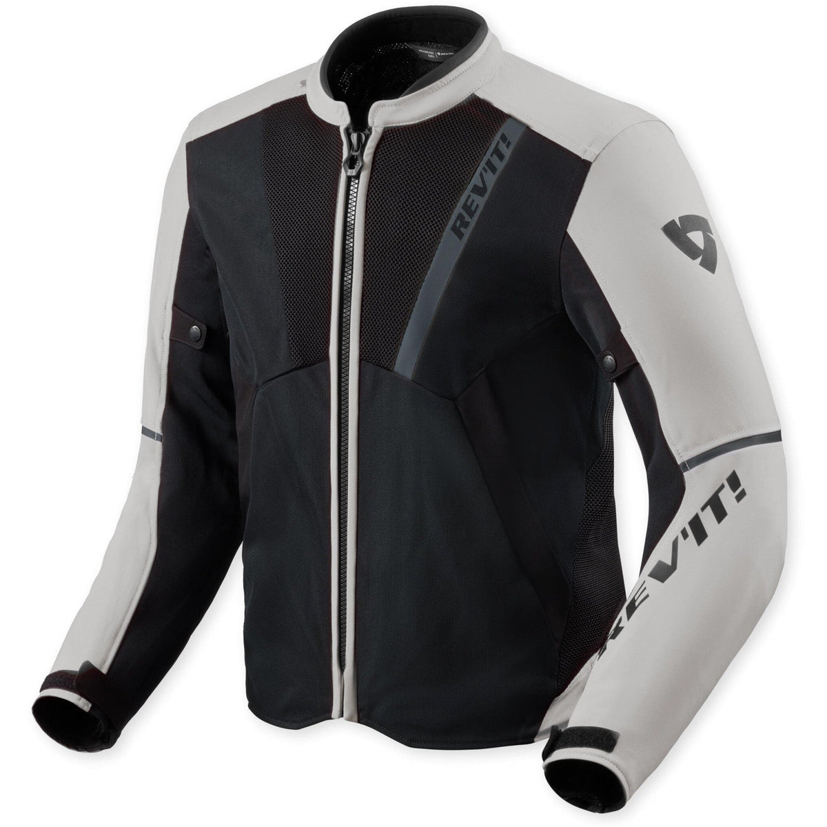 Revit GT-R 4 Air Textile Jacket Silver / Black front view