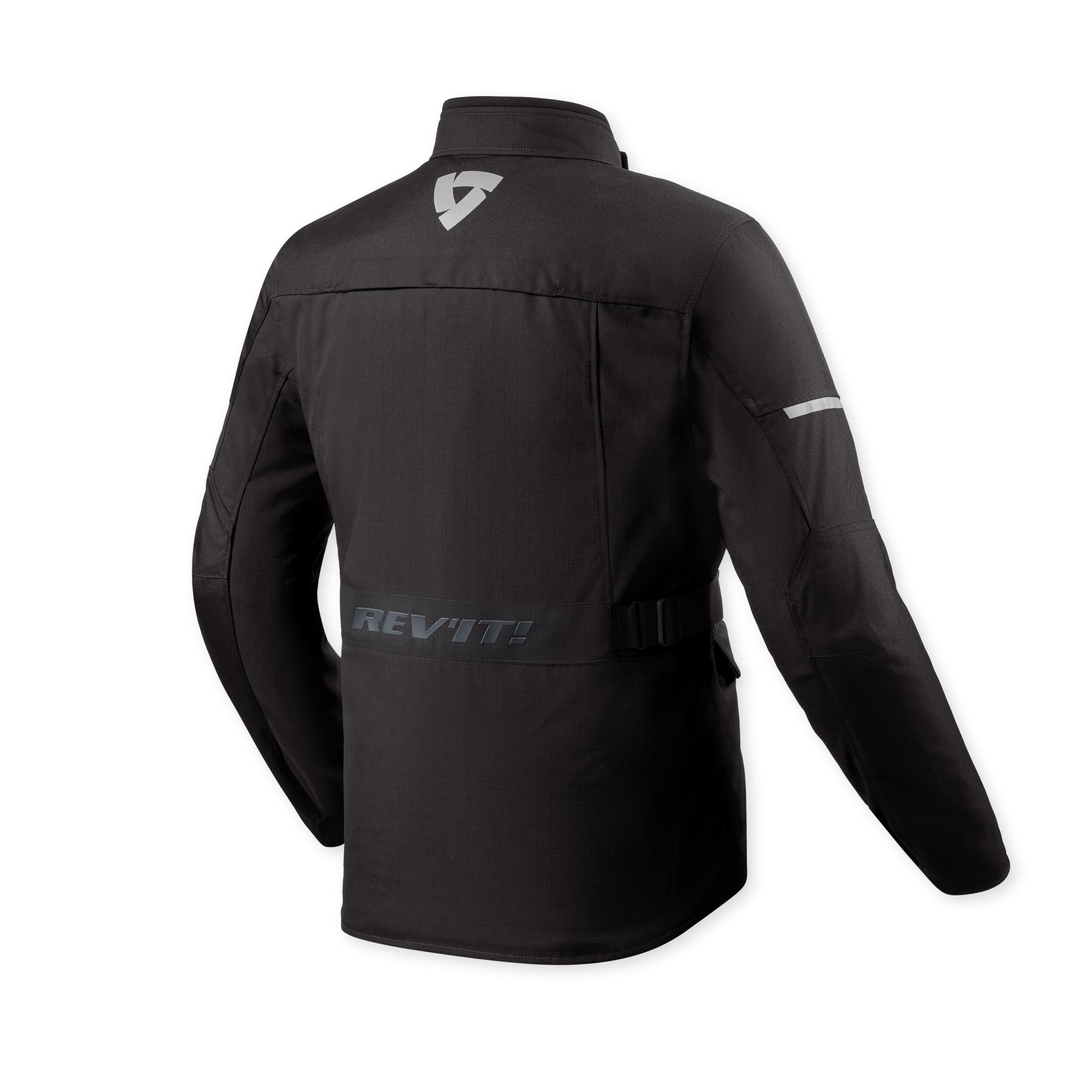 Revit Convergent H2O Textile Jacket Black back view