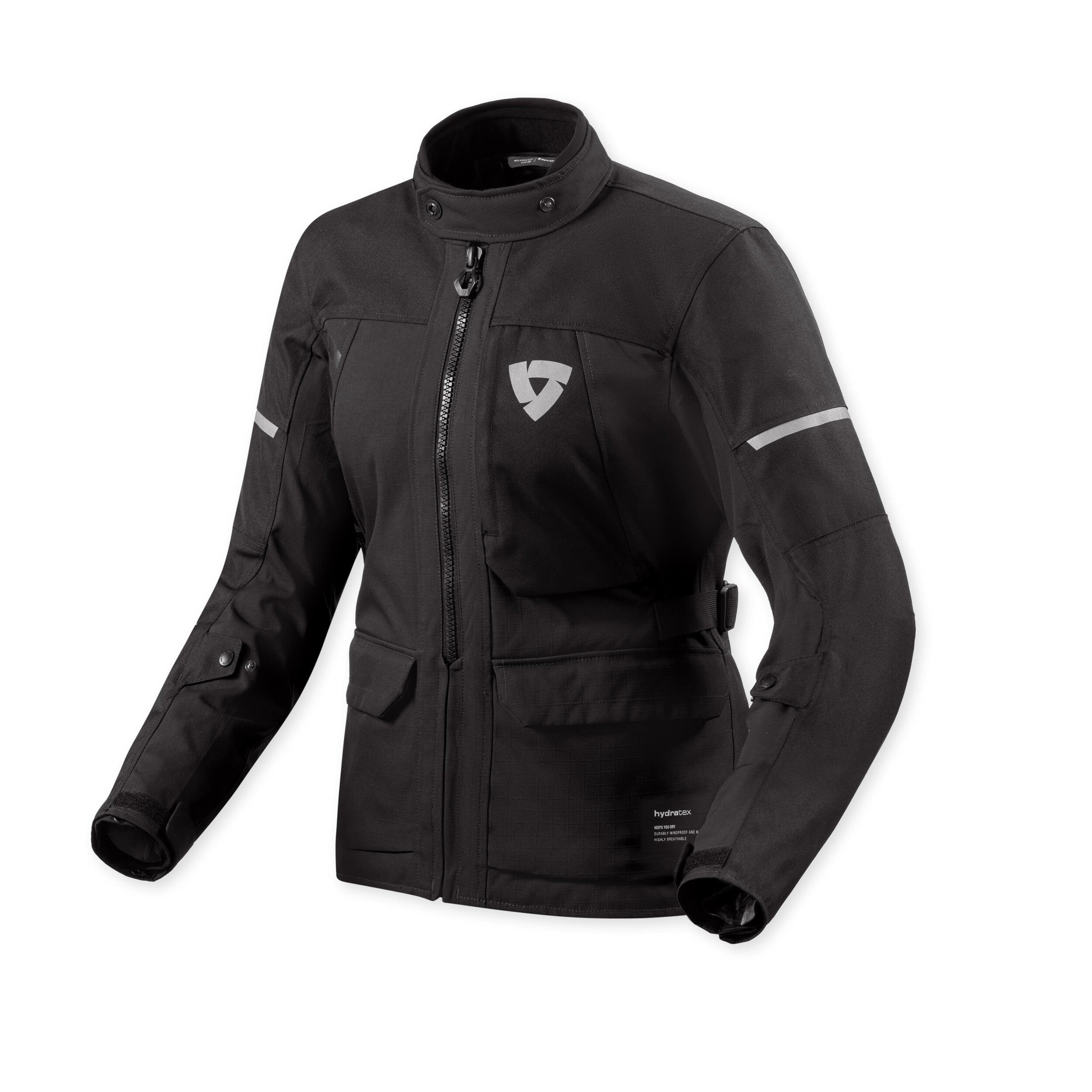 Revit Convergent H2O Ladies Textile Jacket Black front view