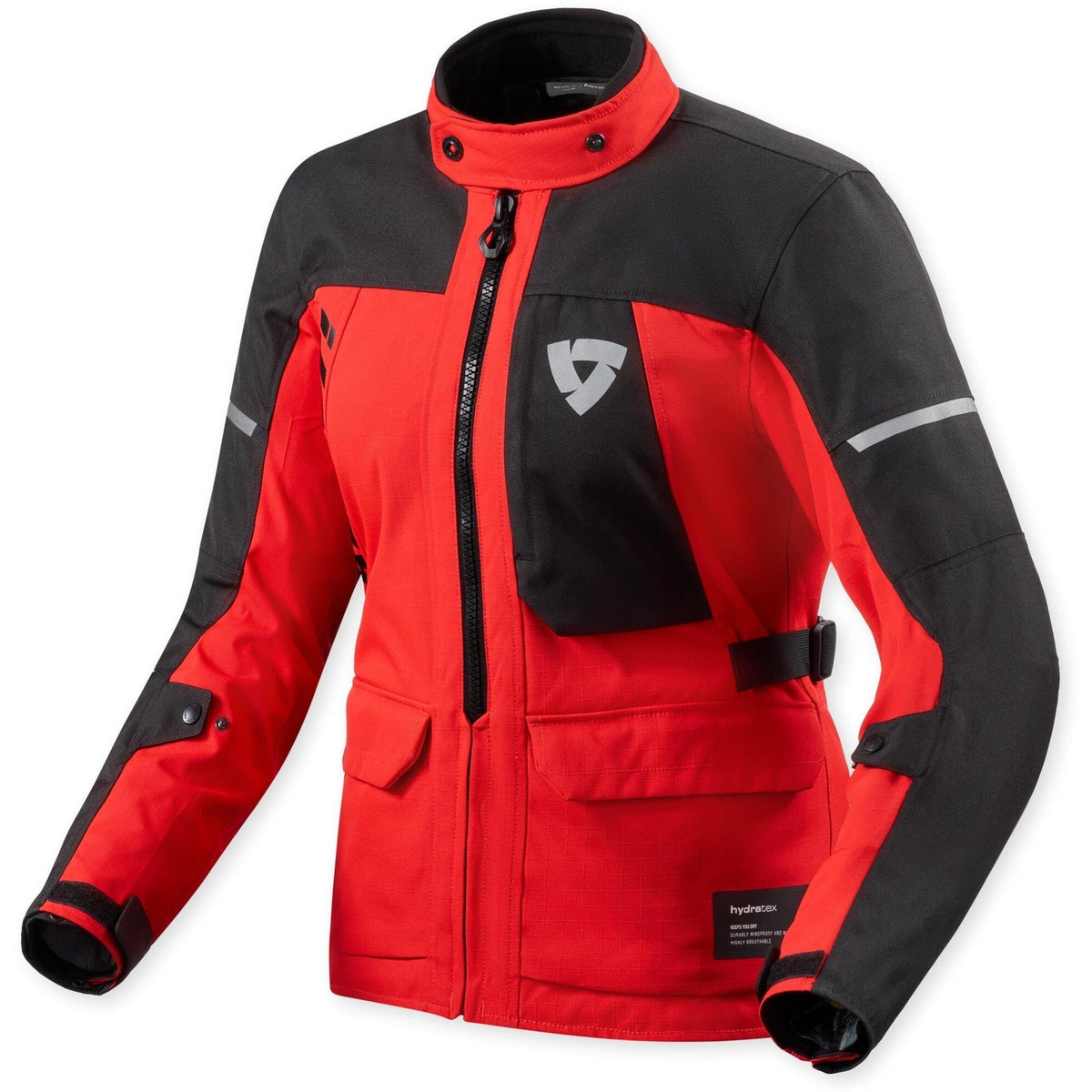 Revit Convergent H2O Ladies Textile Jacket Red / Black front view