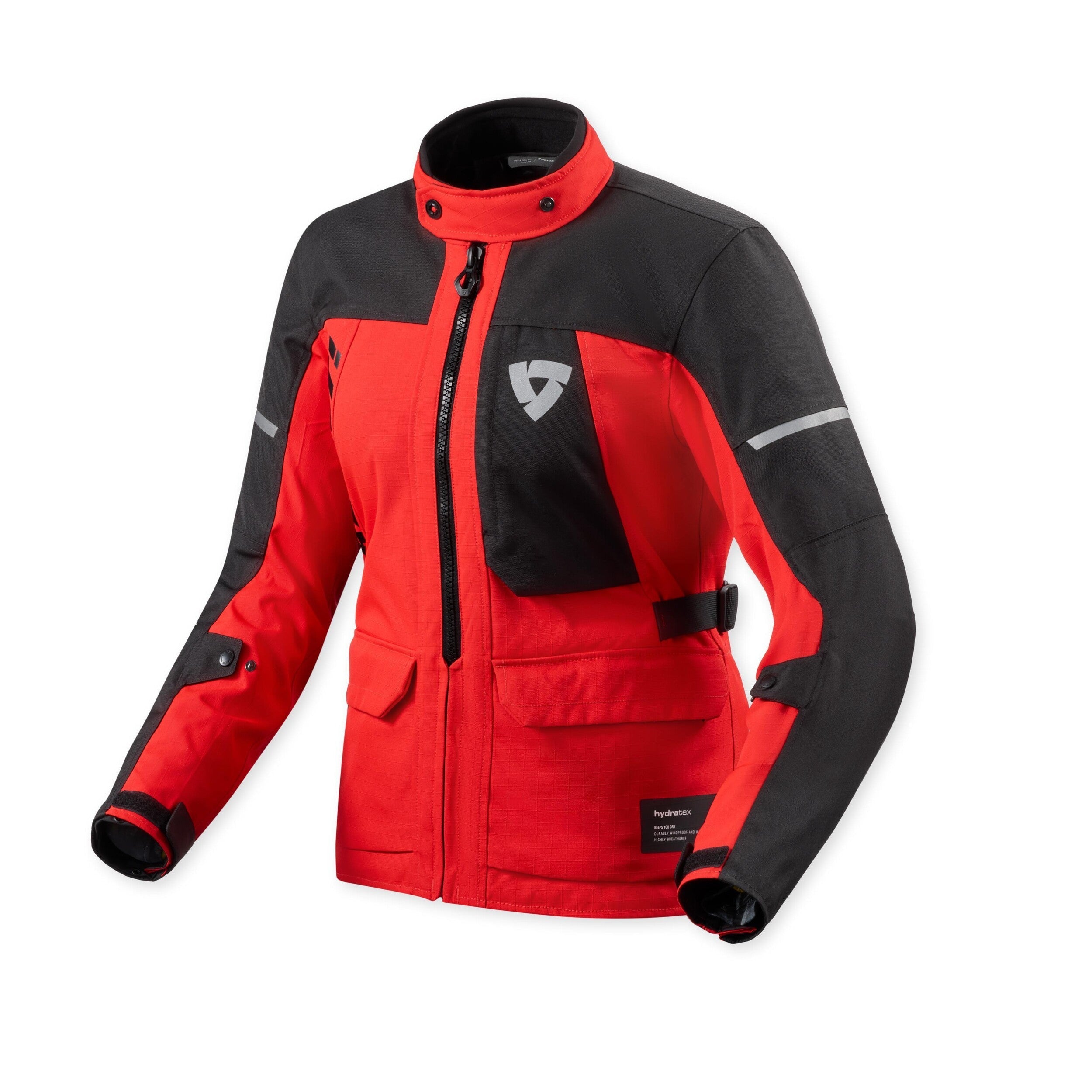 Revit Convergent H2O Ladies Textile Jacket Red / Black front view