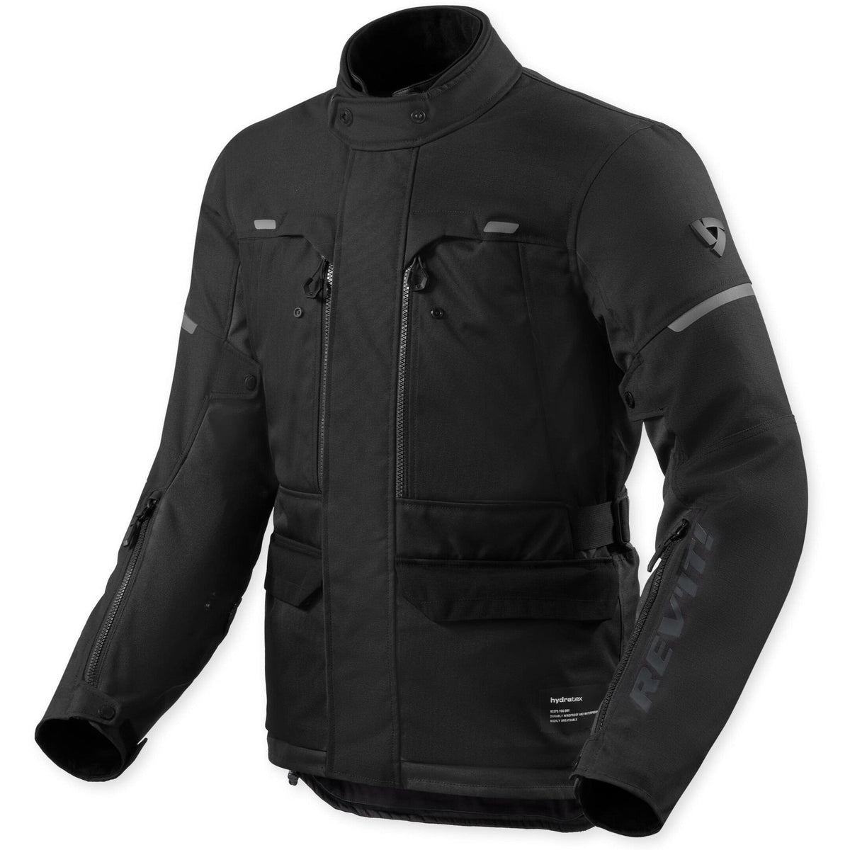 Revit Outback 5 H2O Textile Jacket Black front view