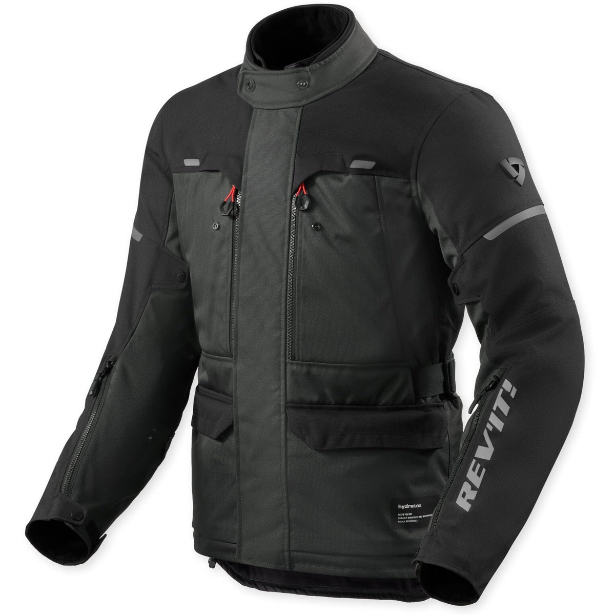 Revit Outback 5 H2O Textile Jacket Anthracite / Black front view