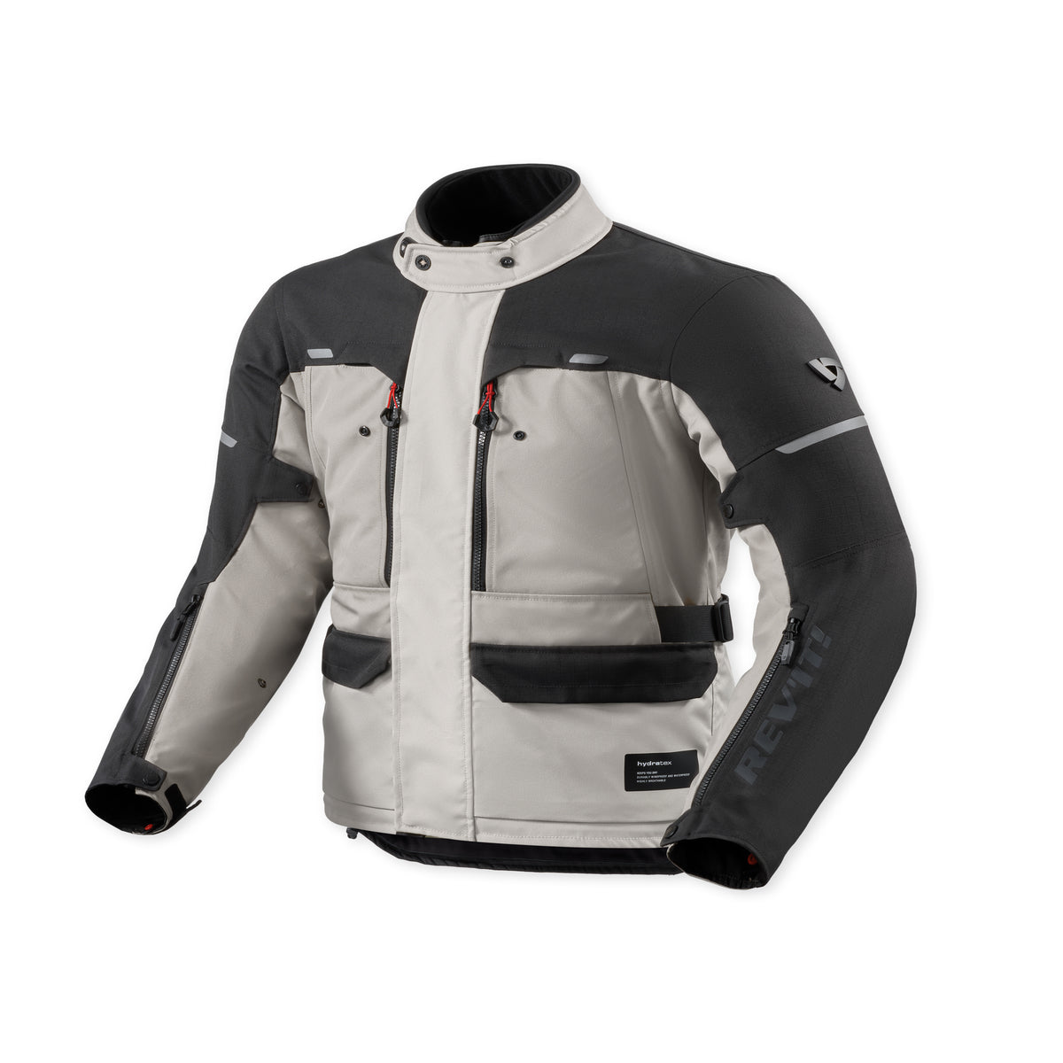 Revit Outback 5 H2O Textile Jacket Silver / Black FREE UK Delivery, FREE 365 Day Returns | Moto Central
