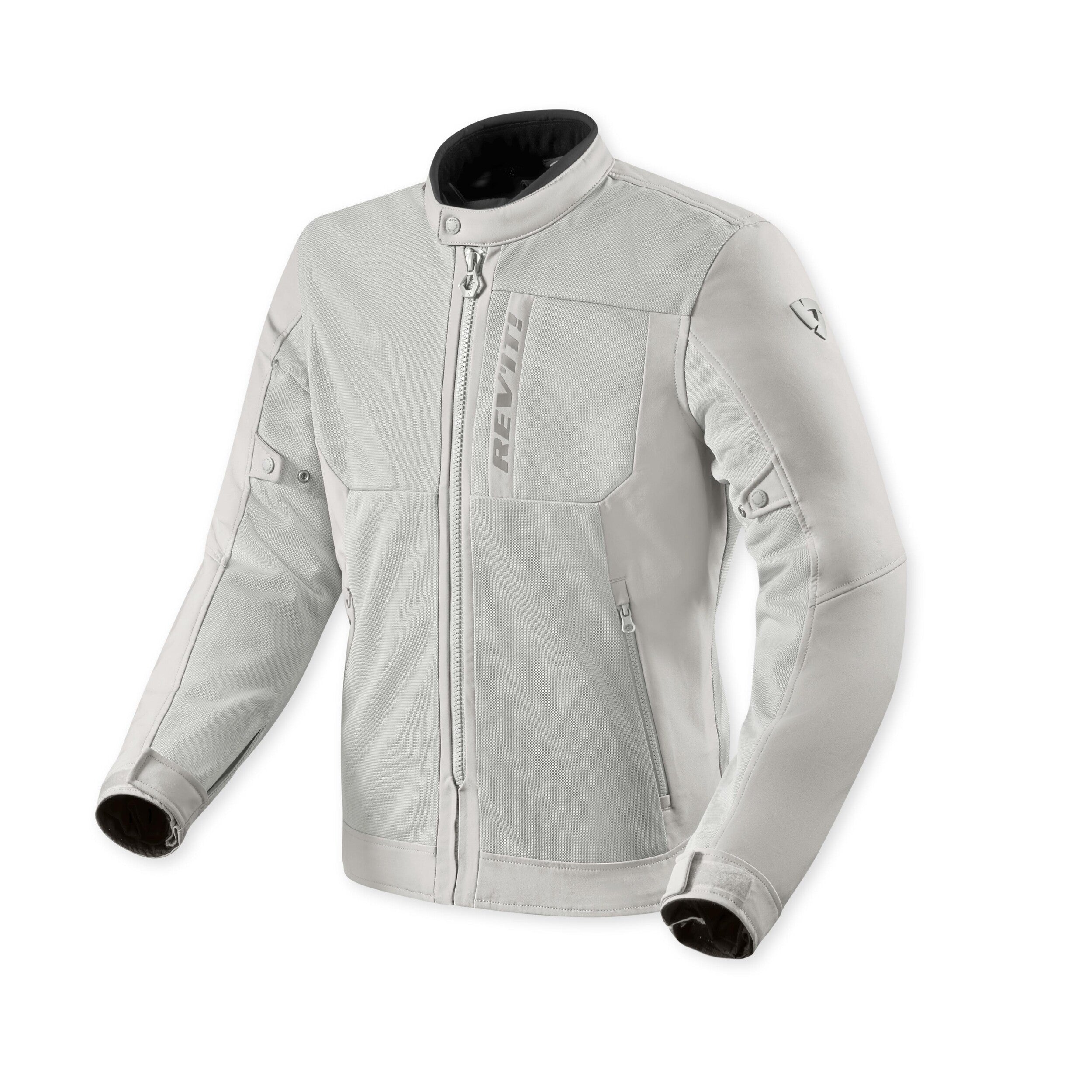 Revit Highcrest H2O Textile Jacket Silver front view