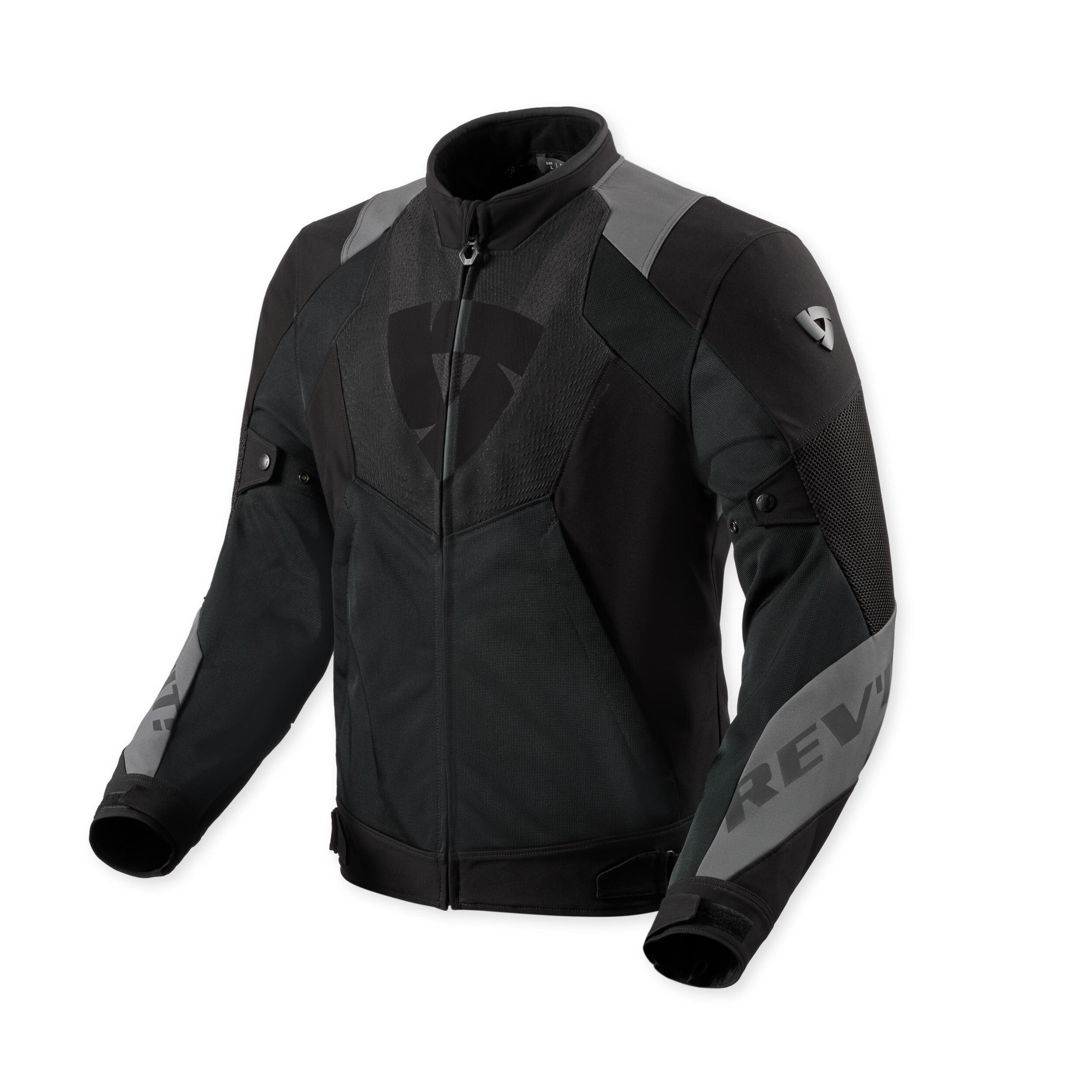 Revit Hyperspeed 3 GT Air Textile Jacket Black / Grey front view