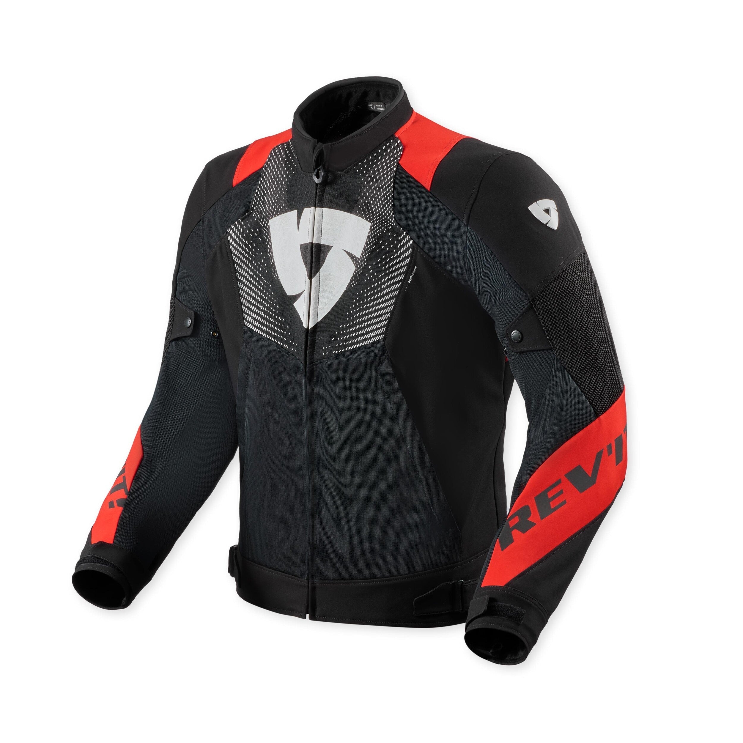 Revit Hyperspeed 3 GT Air Textile Jacket Black / Red front view