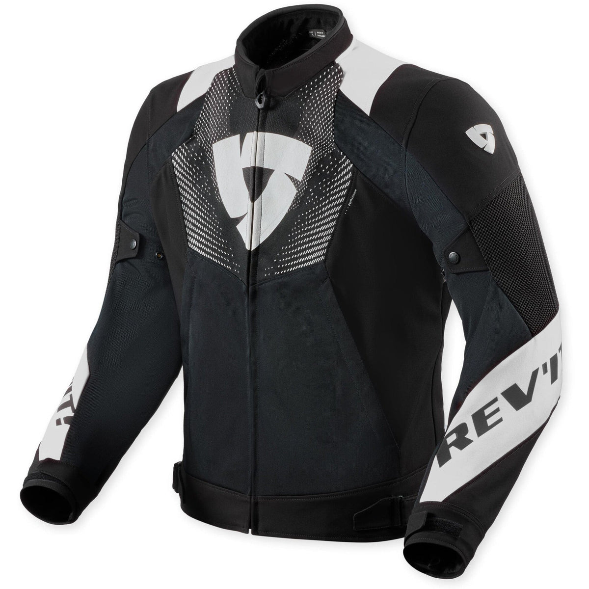 Revit Hyperspeed 3 GT Air Textile Jacket Black / White front view