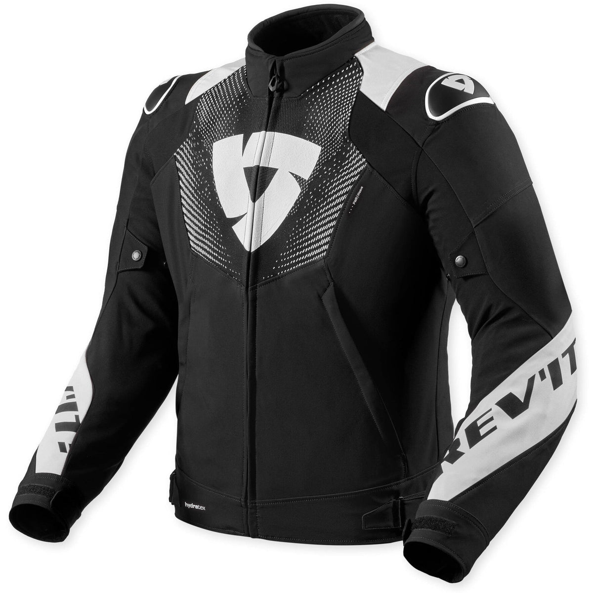 Revit Hyperspeed 3 H2O Textile Jacket Black / White front view