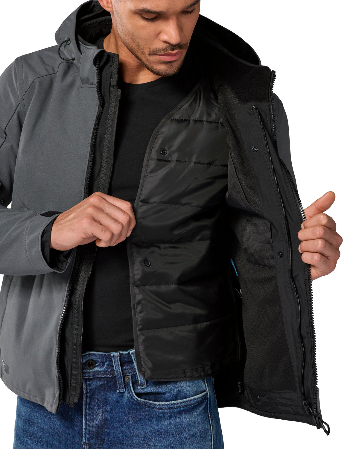 Revit Afterburn 2 H2O Textile Jacket Dark Grey