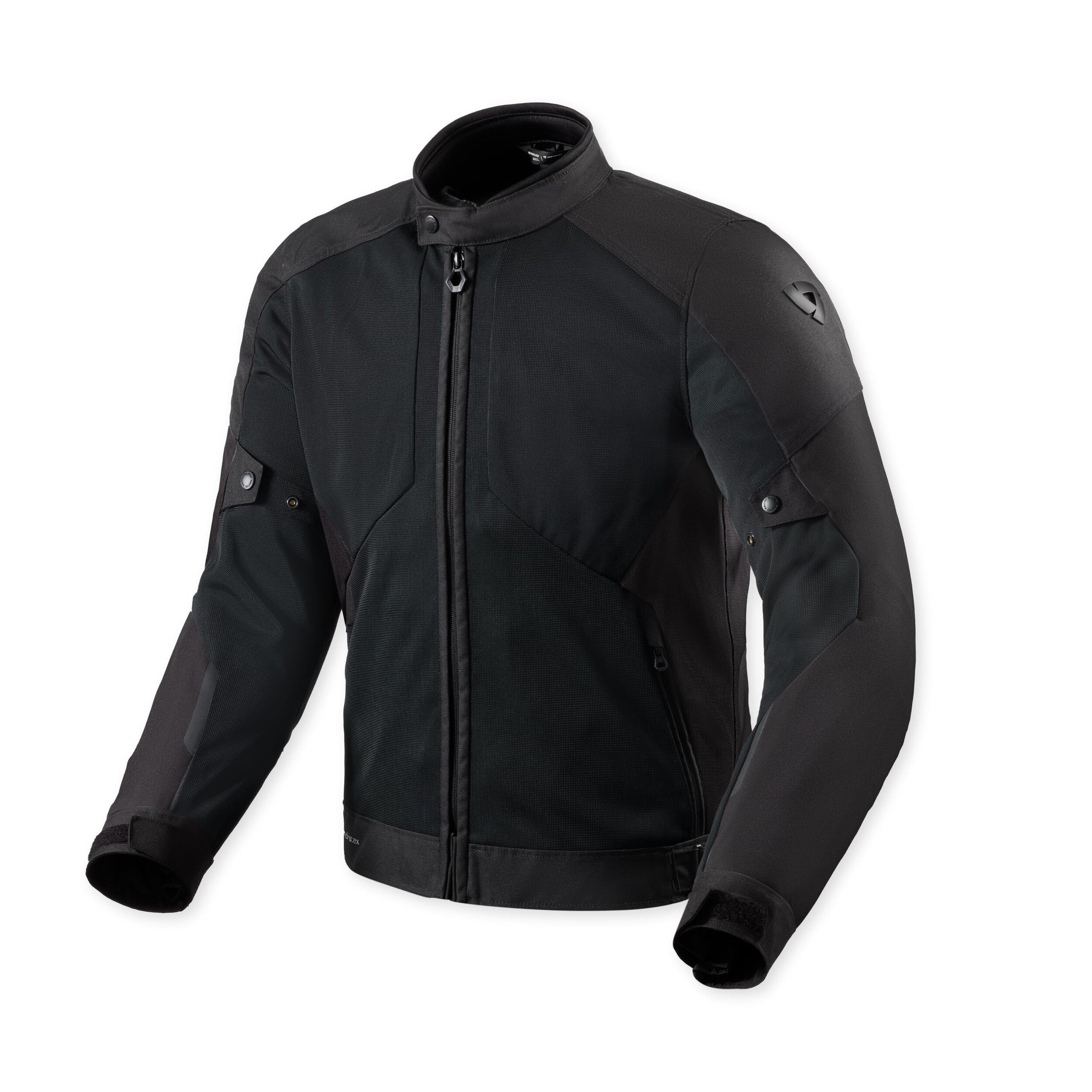 Revit Torque 3 H2O Textile Jacket Black front view