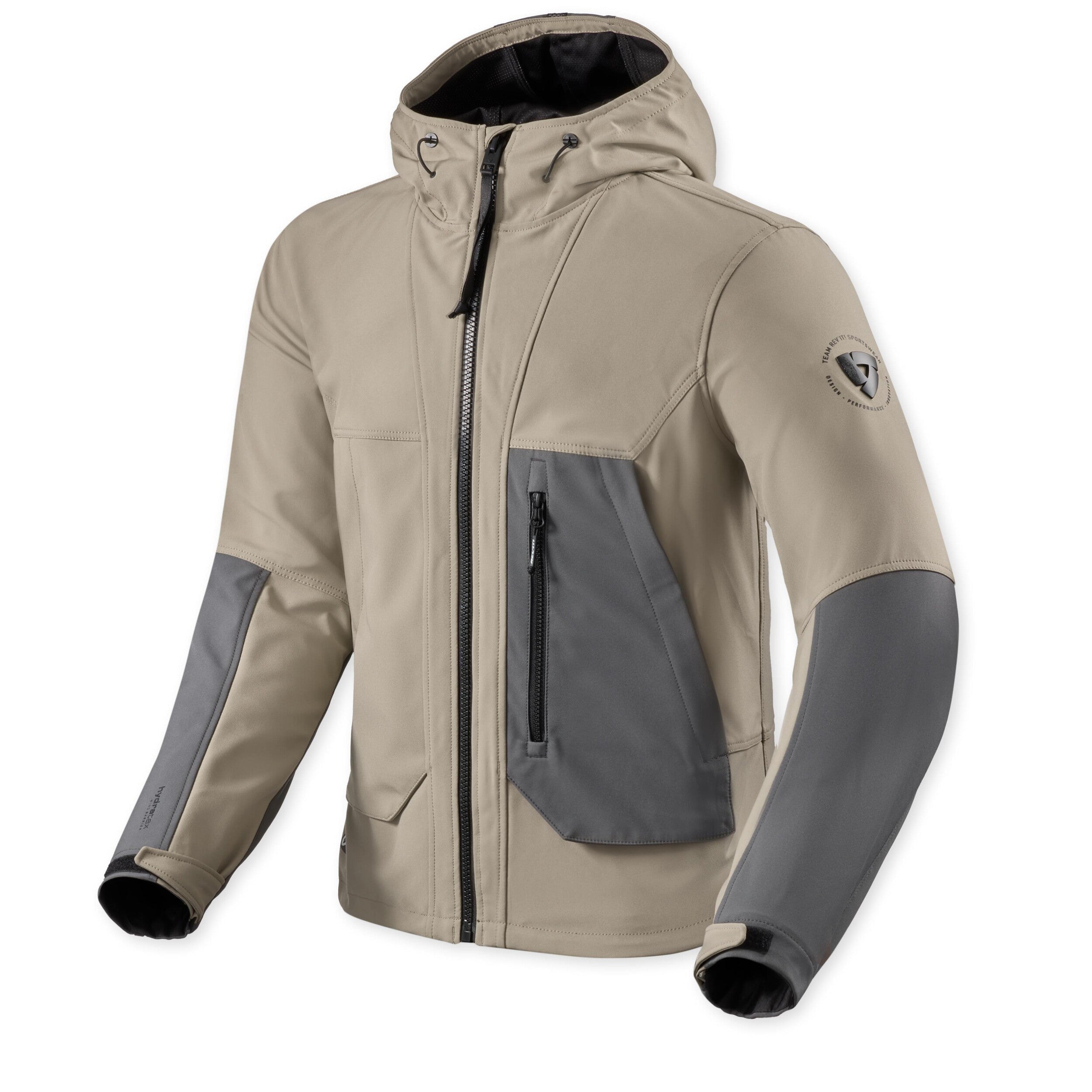 Revit Boson Textile Jacket Sand / Grey front view
