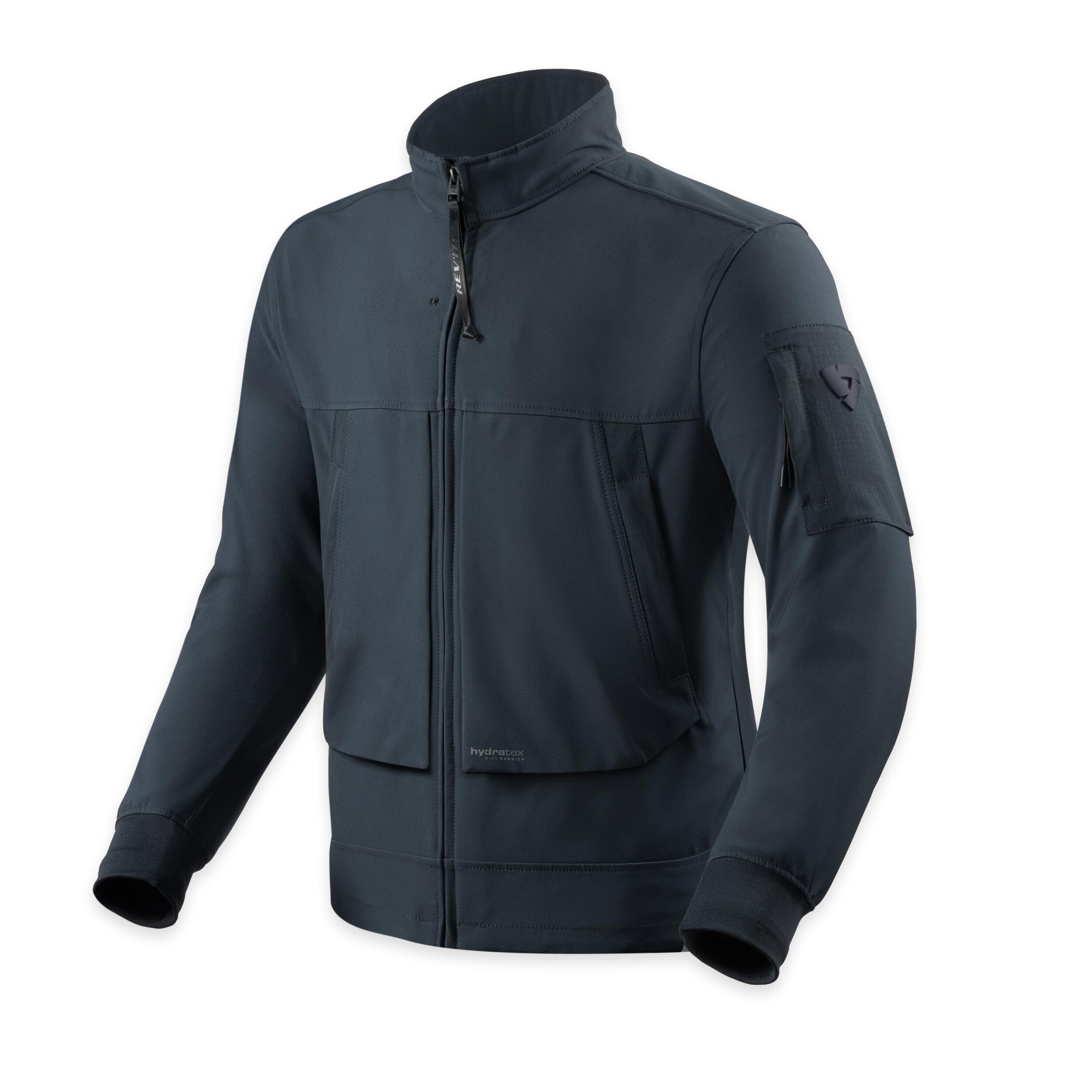 Revit Atwater Textile Jacket Dark Blue front view