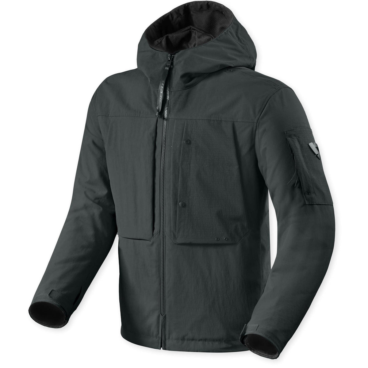 Revit Danforth H2O Textile Jacket Black front view
