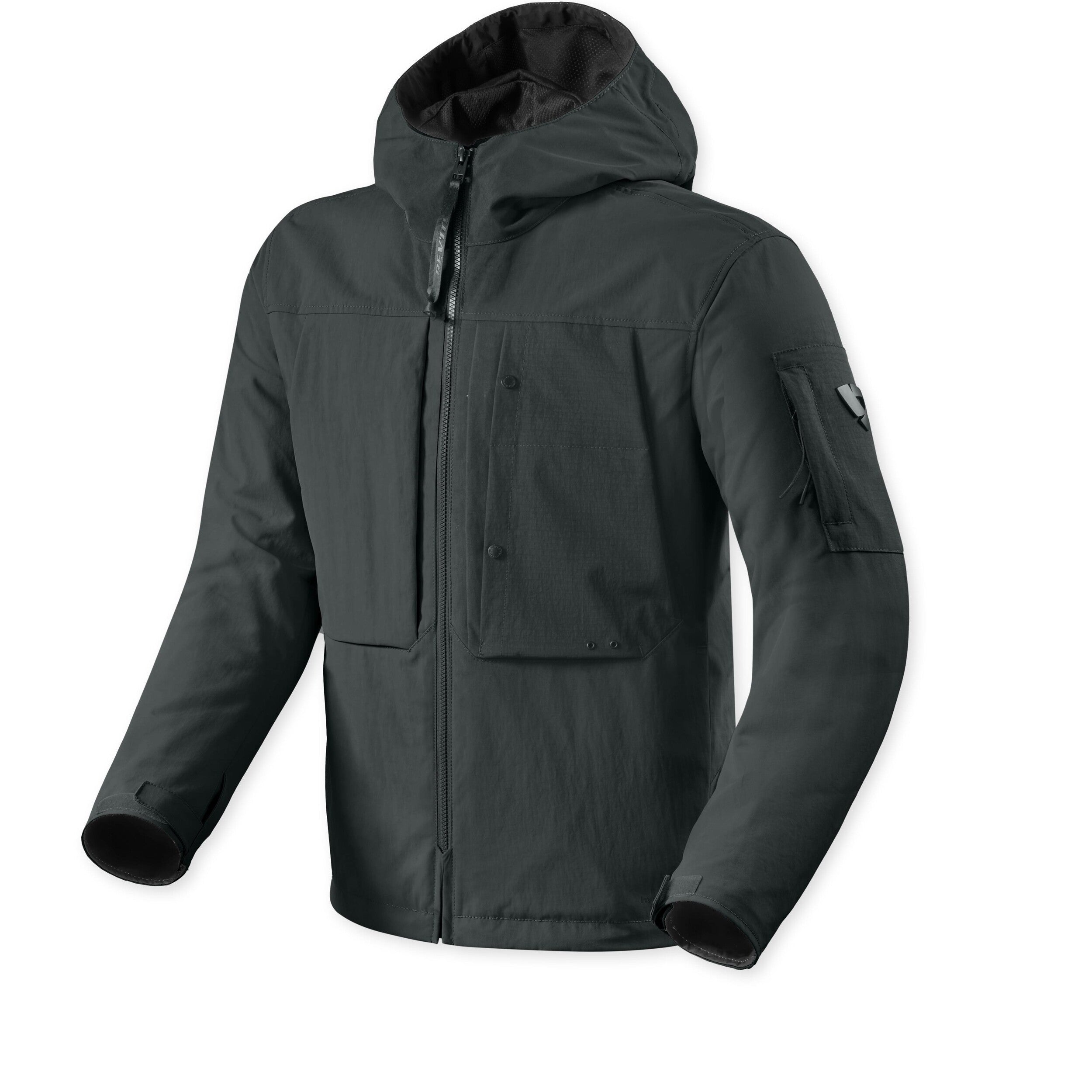 Revit Danforth H2O Textile Jacket Black front view