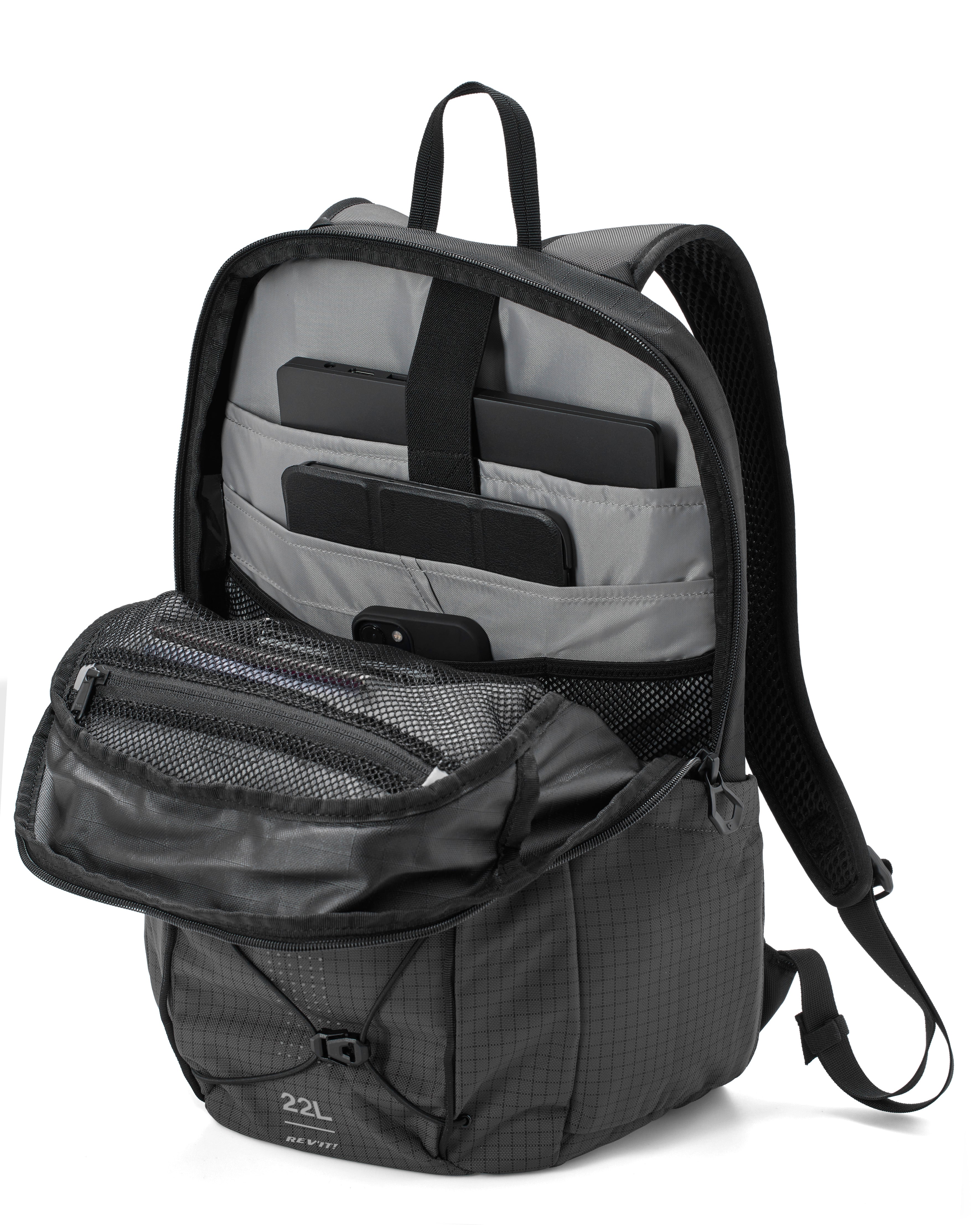 Revit Saroa Backpack Grey / Black