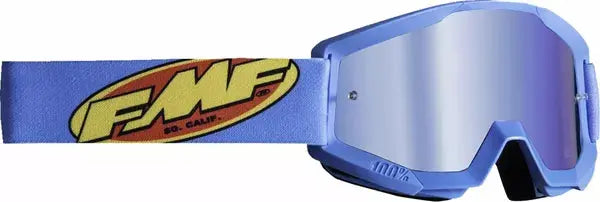 FMF Vision PowerCore Core Goggles Cyan / Mirror Blue - FREE UK Shipping, FREE 365 Day Returns | Moto Central