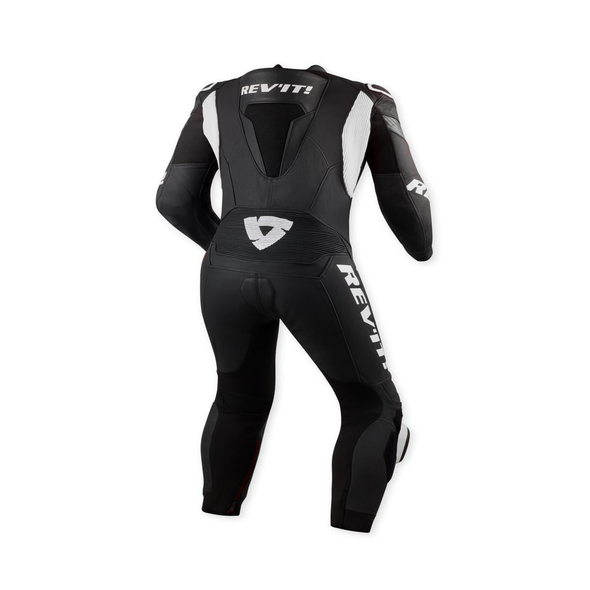 Revit Argon 3 One Piece Leather Suit Black / White FREE UK Delivery, FREE 365 Day Returns | Moto Central