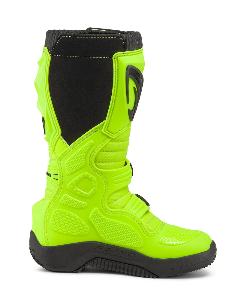 Forma Drift Boots Fluo Yellow FREE UK Delivery, FREE 365 Day Returns | Moto Central