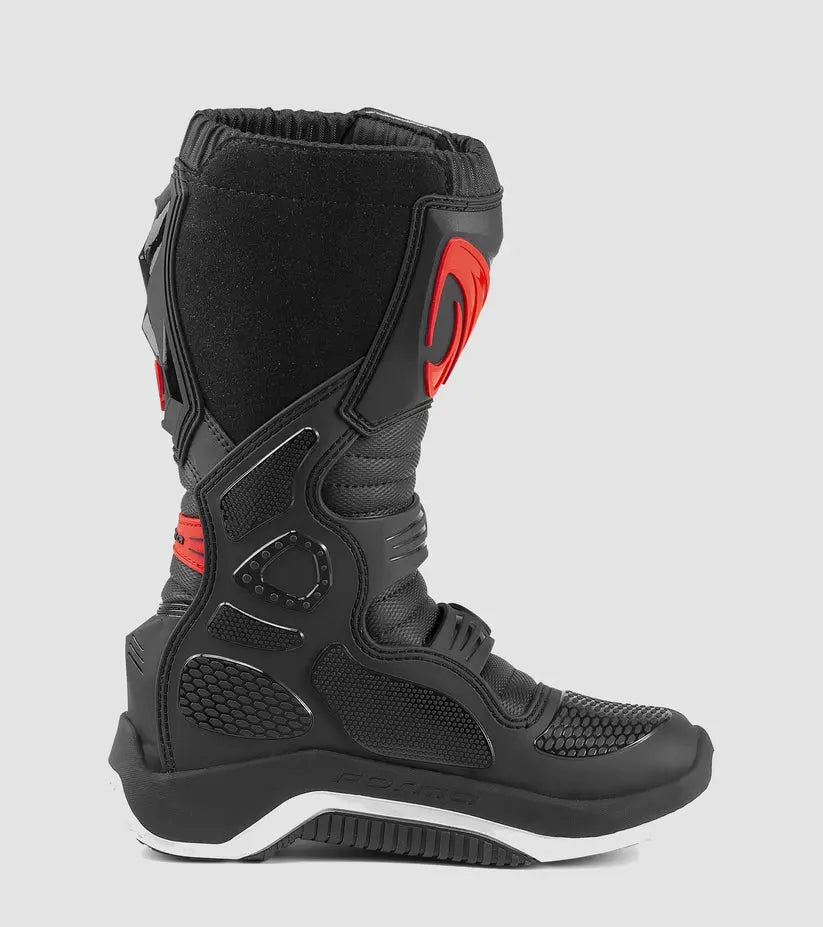 Forma Drift Boots Black / Red / White FREE UK Delivery, FREE 365 Day Returns | Moto Central