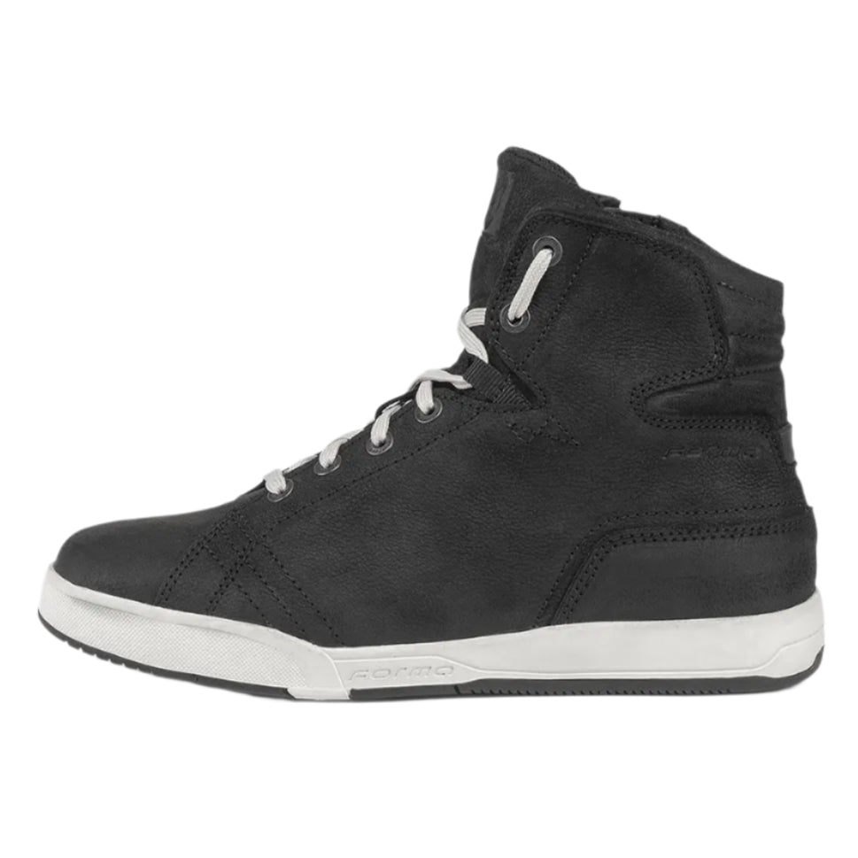 Forma Swift x Fit Dry Short Boots Black / White FREE UK Delivery, FREE 365 Day Returns | Moto Central