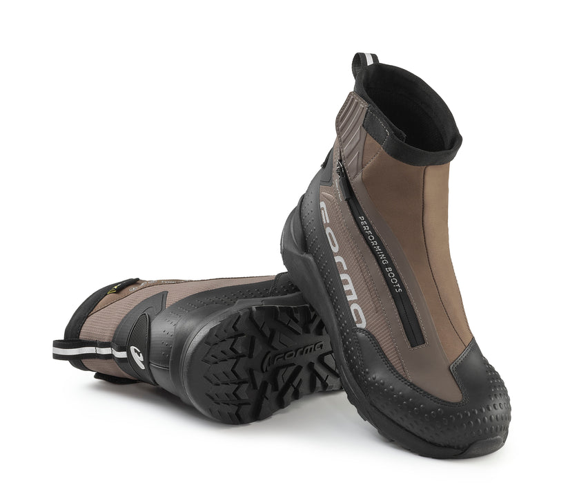 Forma Speed-X Dry Boots Mud / Grey / Black FREE UK Delivery, FREE 365 Day Returns | Moto Central
