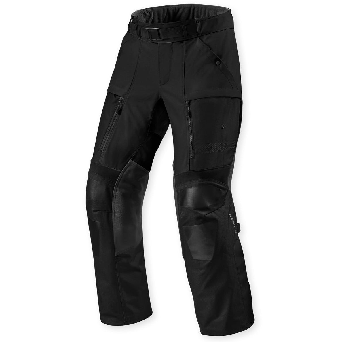 Revit Sand 5 H2O Textile Trouser Black motorcycle trousers, front view