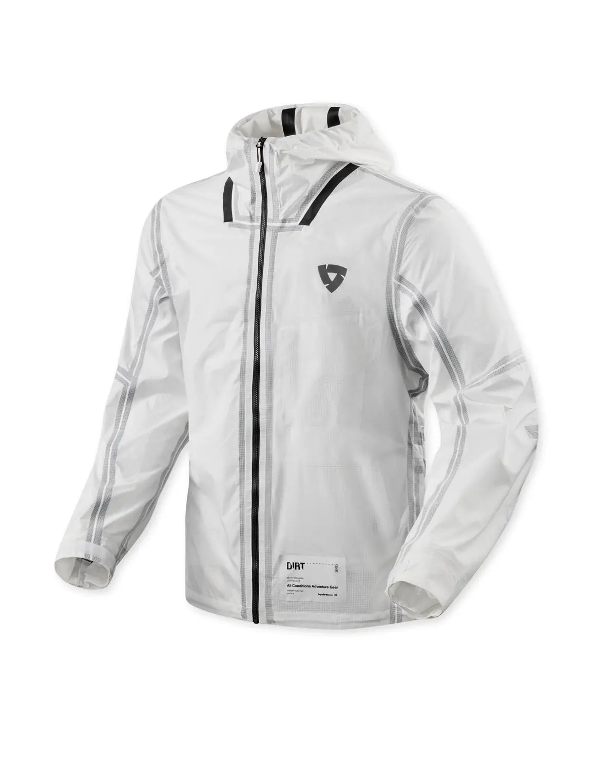 Revit Barrier 2 H2O Rain Over Jacket White FREE UK Delivery, FREE 365 Day Returns | Moto Central