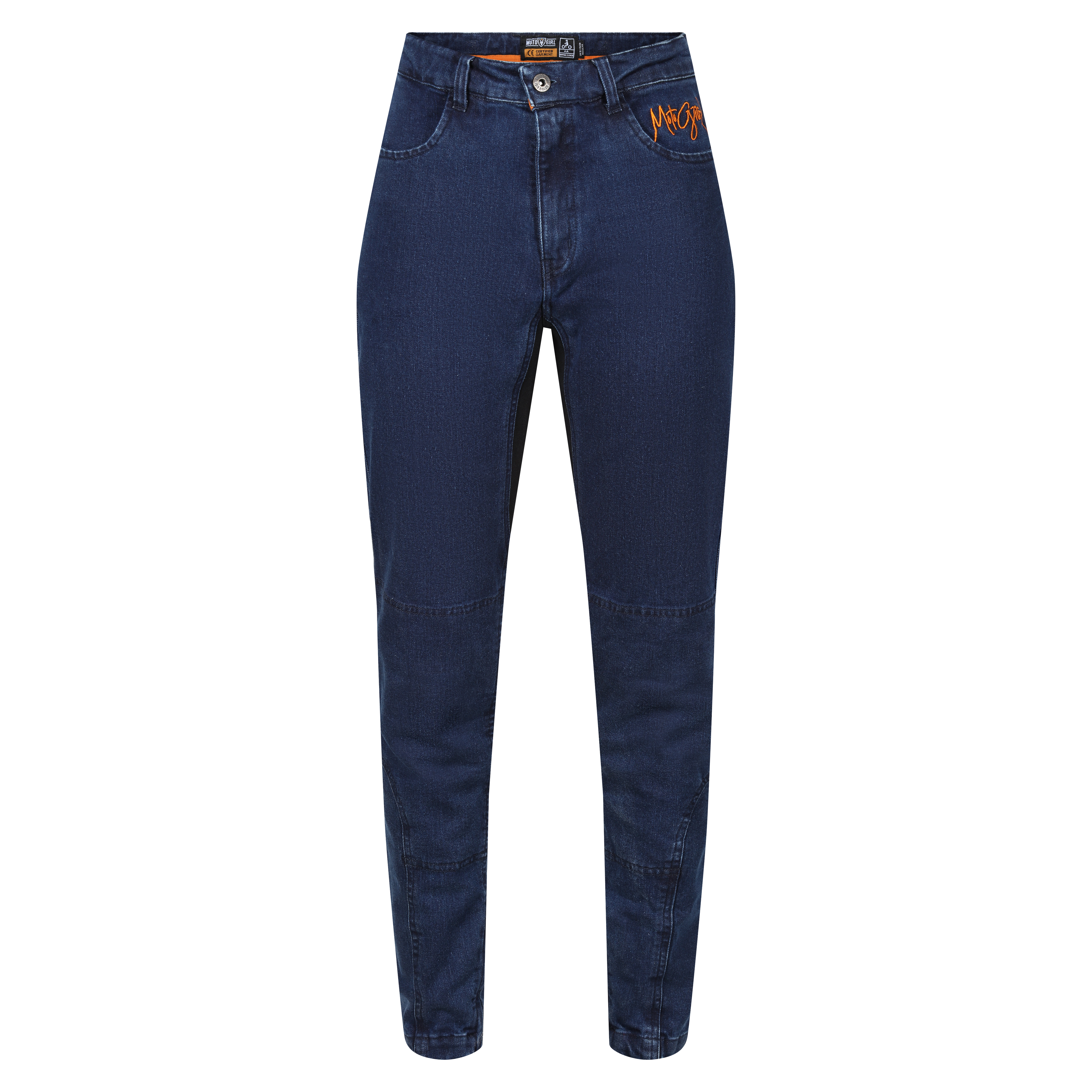 MotoGirl Isla Ladies Denim Jeans Blue - FREE UK Shipping, FREE 365 Day Returns | Moto Central