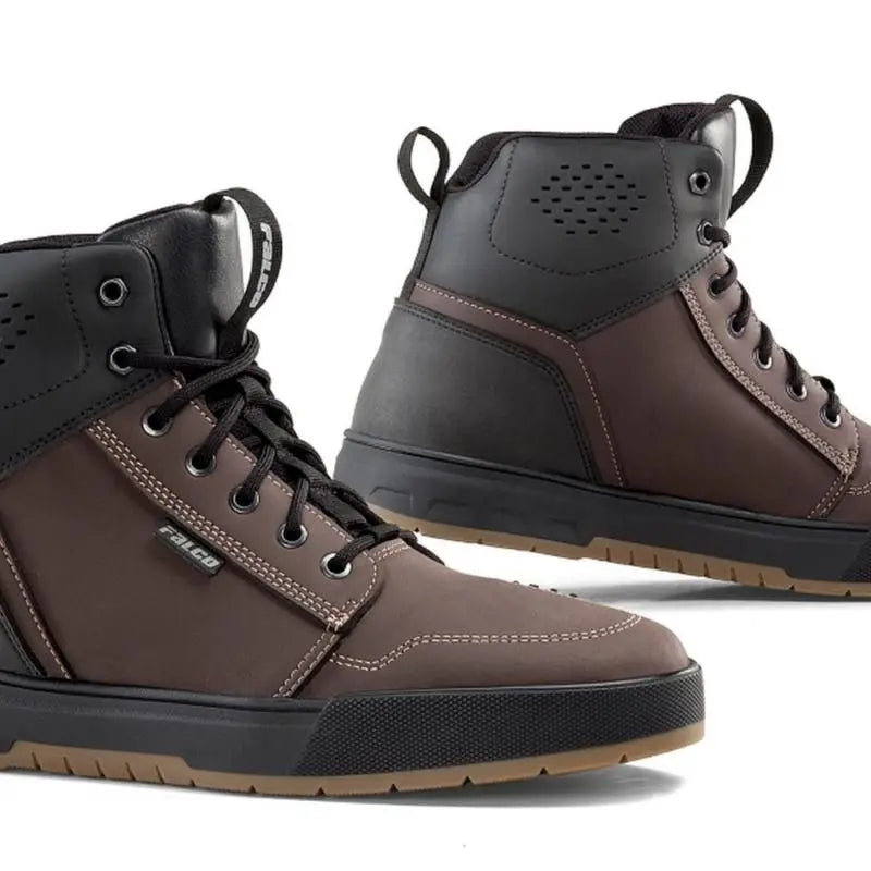 Falco Patrol Leather Boots Brown FREE UK Delivery, 365 Day Returns