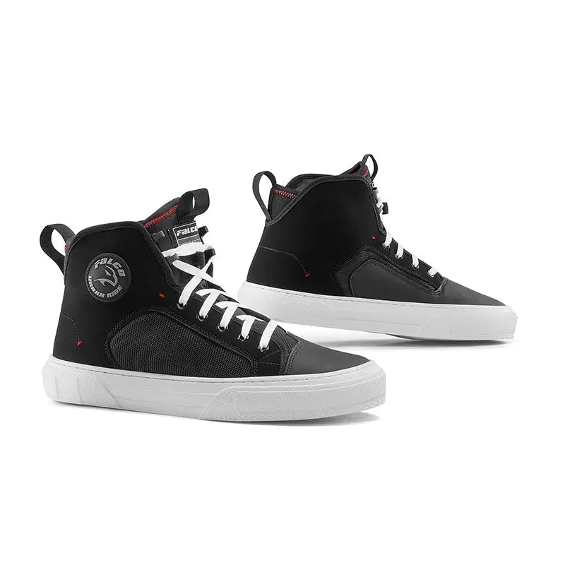 Falco Starboy 4 Boots Black / White - FREE UK Shipping, FREE 365 Day Returns | Moto Central