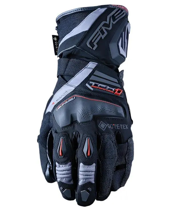 Five TFX-1 Gore-Tex Gloves Black / Grey - FREE UK Shipping, FREE 365 Day Returns | Moto Central