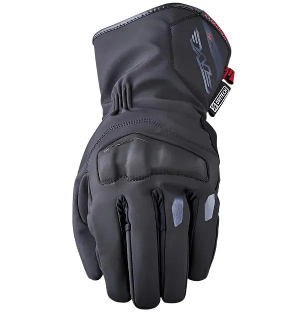 Five WFX4 Kids Waterproof Textile Gloves Black - FREE UK Shipping, FREE 365 Day Returns | Moto Central