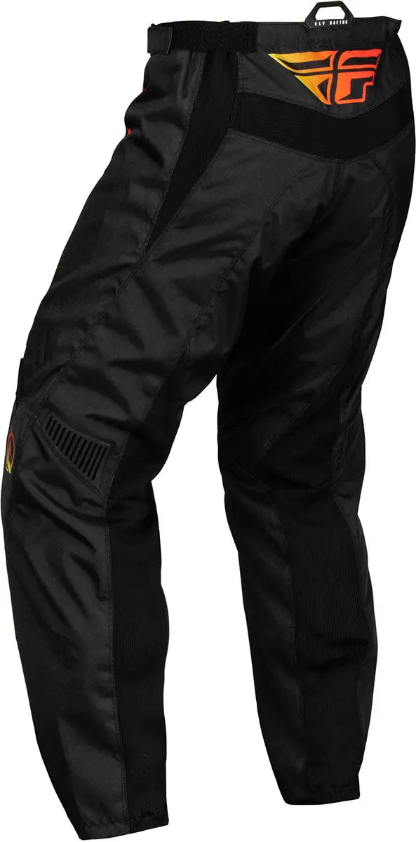 Fly Racing F-16 Youth MX Trouser Black / Yellow / Orange - FREE UK Delivery, FREE 365 Day Returns | Moto Central