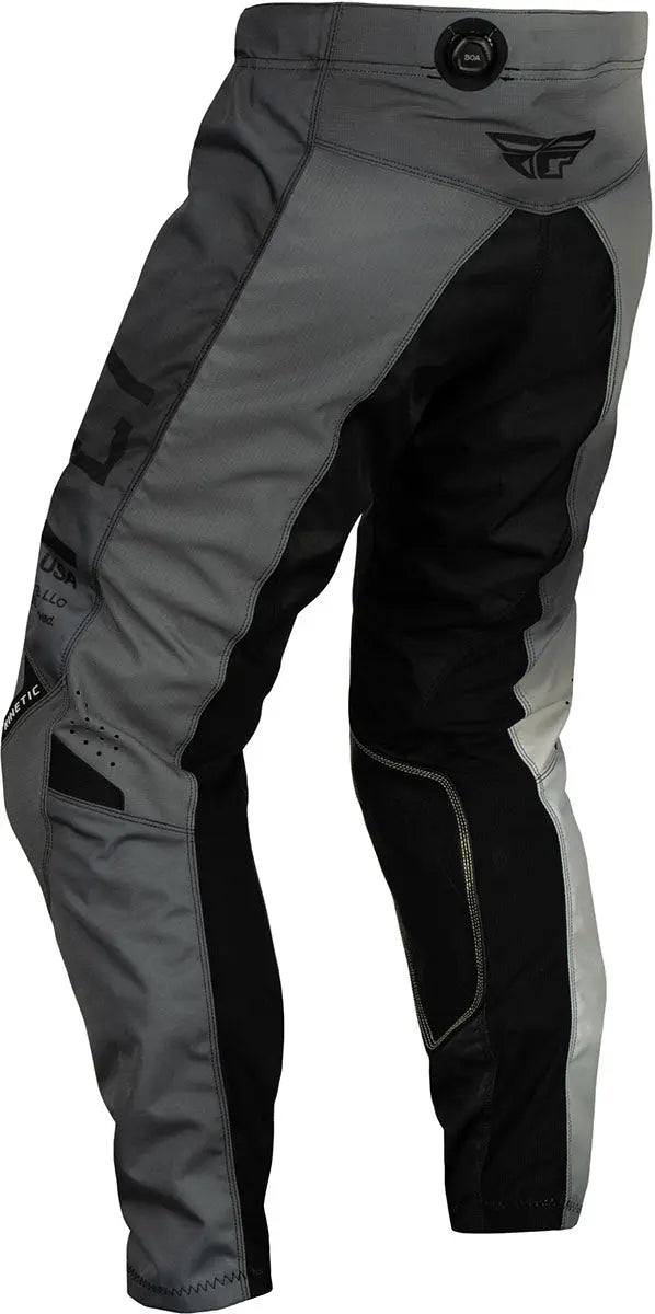 Fly Racing Kinetic Boa Prodigy Youth MX Trouser Black / Light Grey - FREE UK Delivery, FREE 365 Day Returns | Moto Central