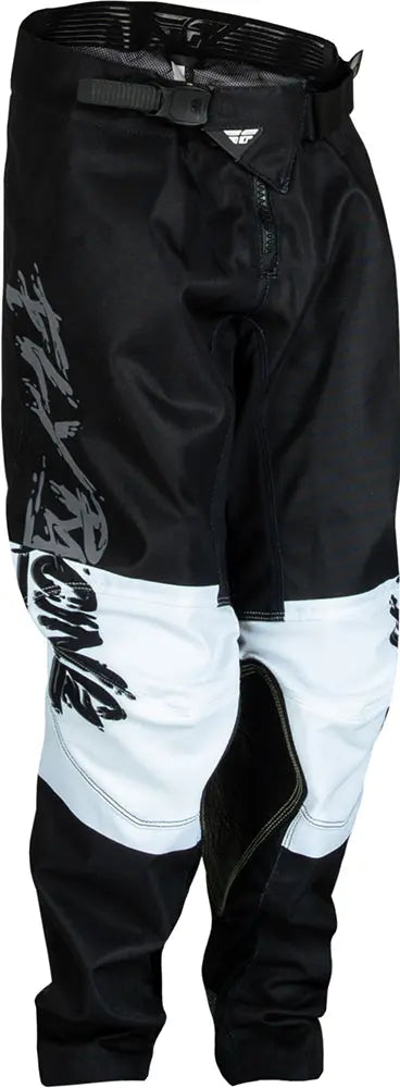 Fly Racing Kinetic Khaos Youth MX Trouser Grey / Black / White - FREE UK Delivery, FREE 365 Day Returns | Moto Central