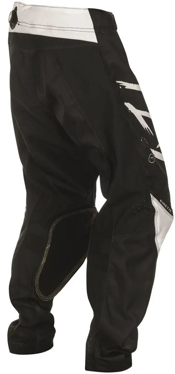 Fly Racing Kinetic Stoke Youth Trouser Black / White - FREE UK Delivery, FREE 365 Day Returns | Moto Central