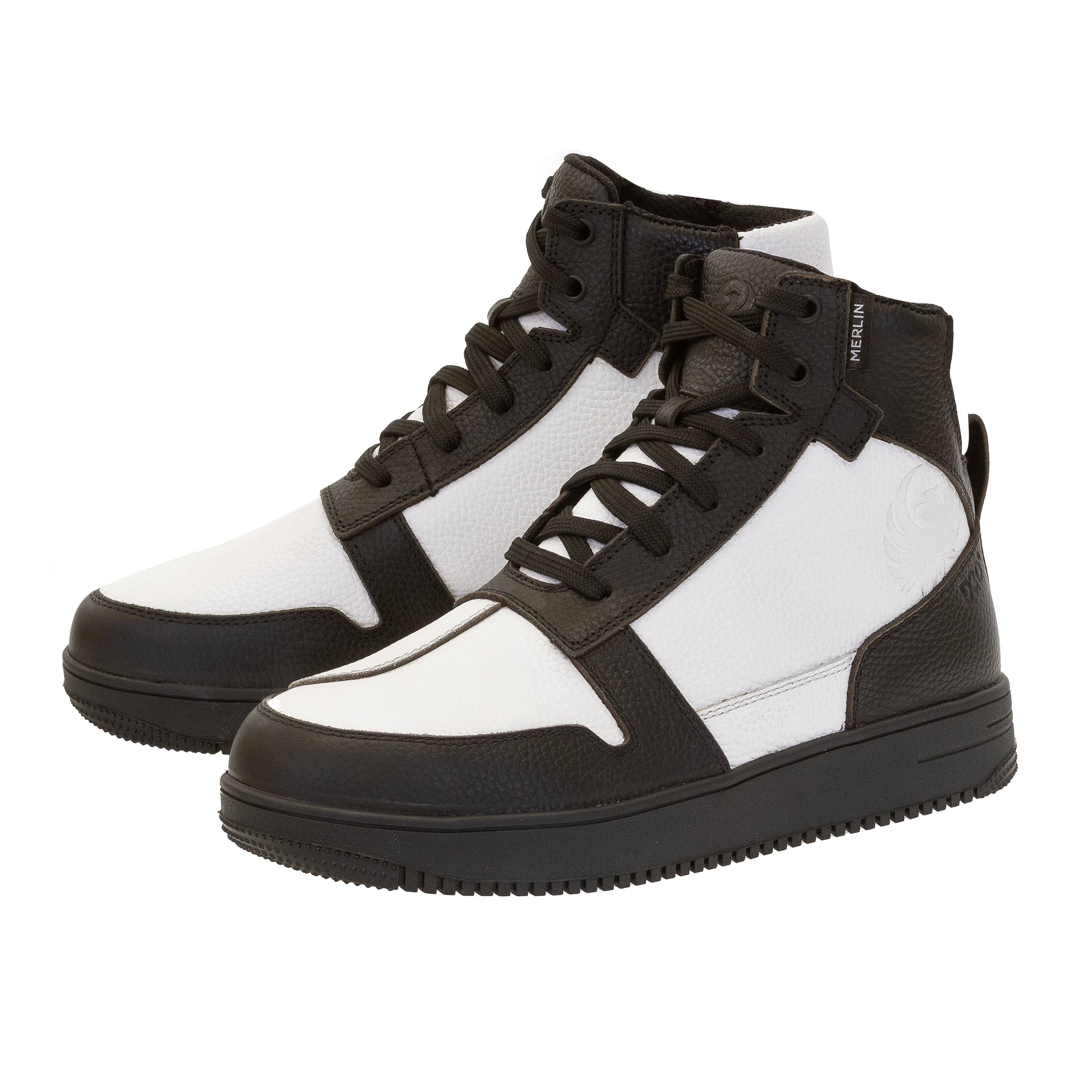 Merlin Forge D3O Waterproof Boots Black / White FREE UK Delivery, FREE 365 Day Returns | Moto Central