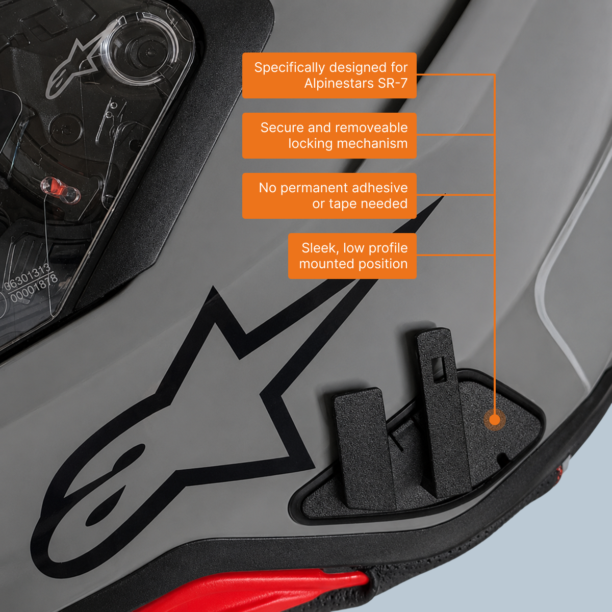 Tubs Jackson Alpinestars S-R7 To Cardo Edge / Neo / Pro FREE UK Delivery, FREE 365 Day Returns | Moto Central