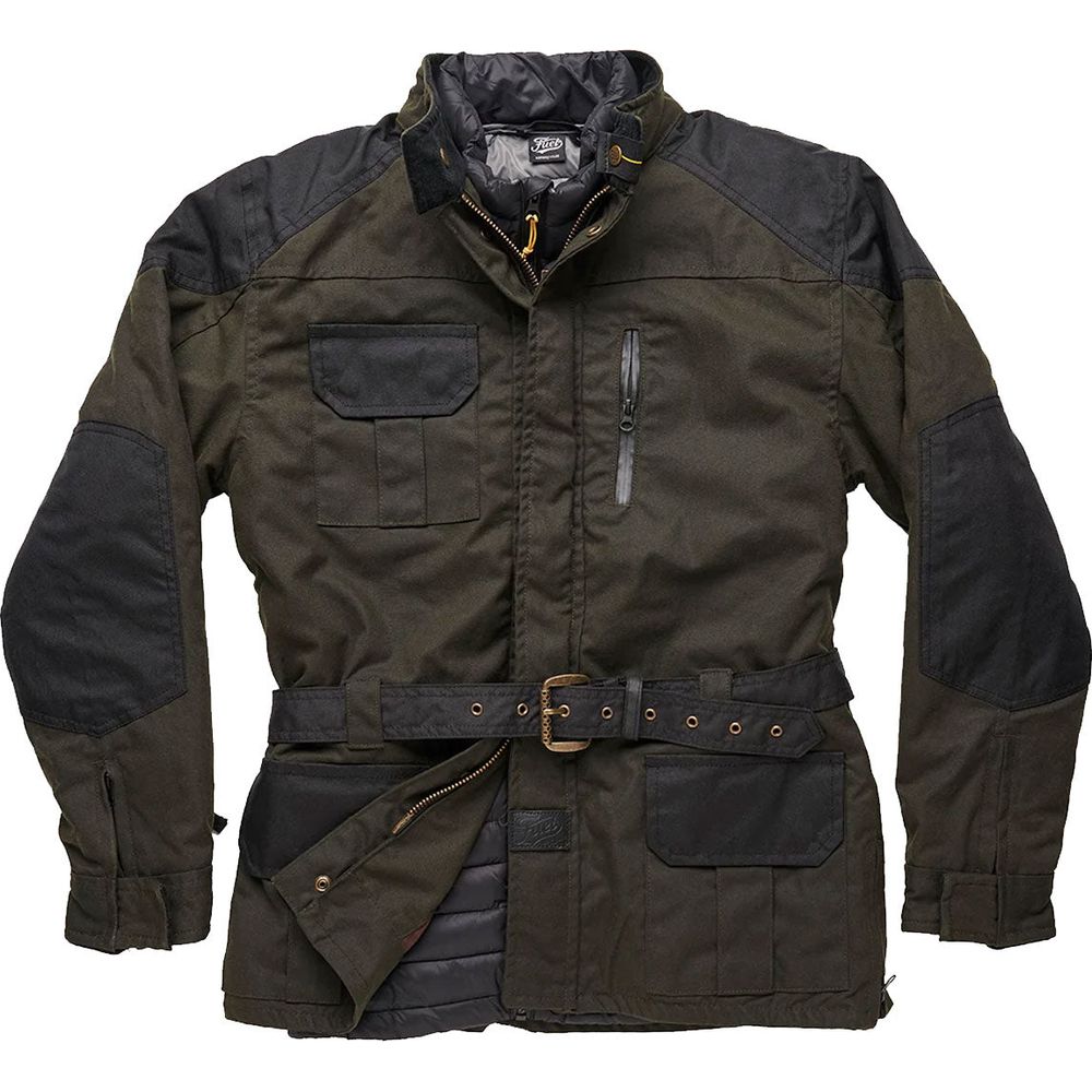 Fuel Bunker Waxed Cotton Jacket Green FREE Delivery, 365 Day Returns
