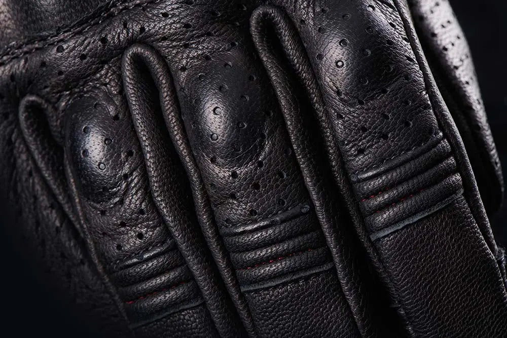Furygan Dean Leather Gloves Black FREE UK Delivery, FREE 365 Day Returns | Moto Central