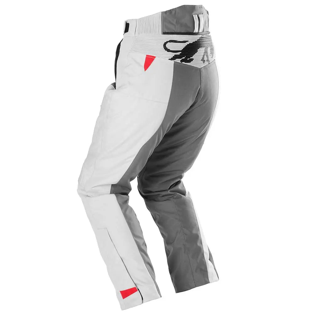 Furygan Killington Ladies Textile Trouser Grey / Pearl / Red FREE UK Delivery, FREE 365 Day Returns | Moto Central