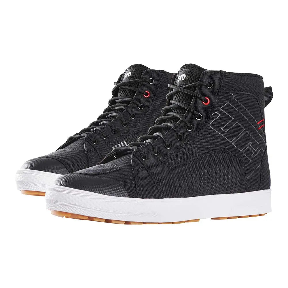 Furygan Stockton Air D3O Shoes Black / Red FREE UK Delivery, FREE 365 Day Returns | Moto Central