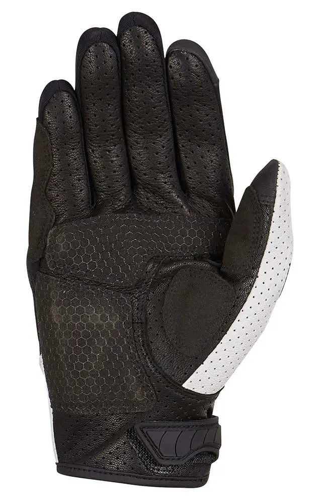 Furygan TD21 Vented Leather Gloves Black / White / Red FREE UK Delivery, FREE 365 Day Returns | Moto Central