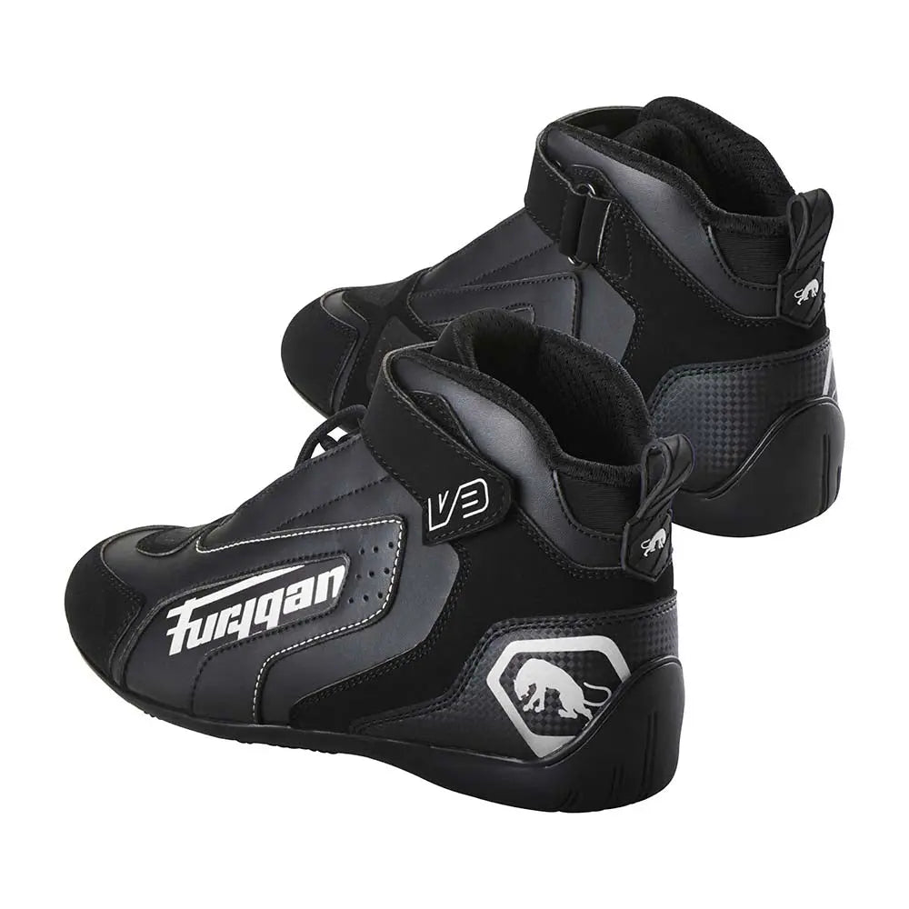 Furygan V3 Ladies Shoes Black / White FREE UK Delivery, FREE 365 Day Returns | Moto Central