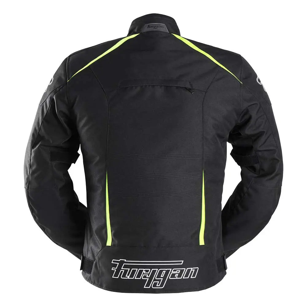 Furygan Yori Textile Jacket Black / White / Fluo Yellow FREE UK Delivery, FREE 365 Day Returns | Moto Central