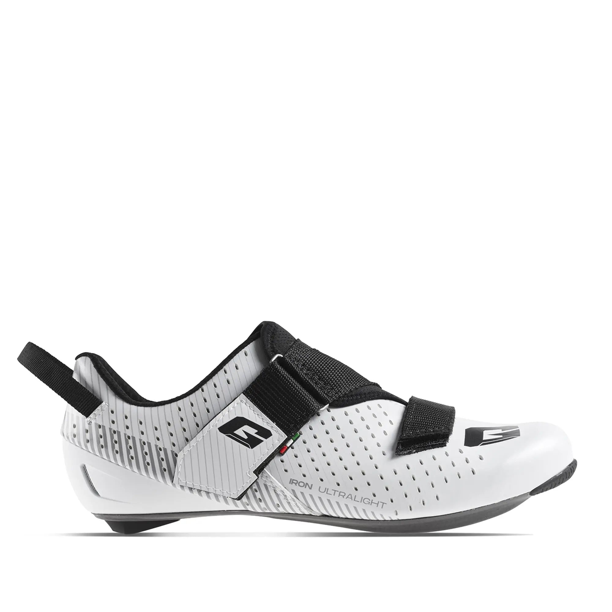 Gaerne Iron Triathlon Shoes White - FREE UK Shipping, FREE 365 Day Returns | Moto Central