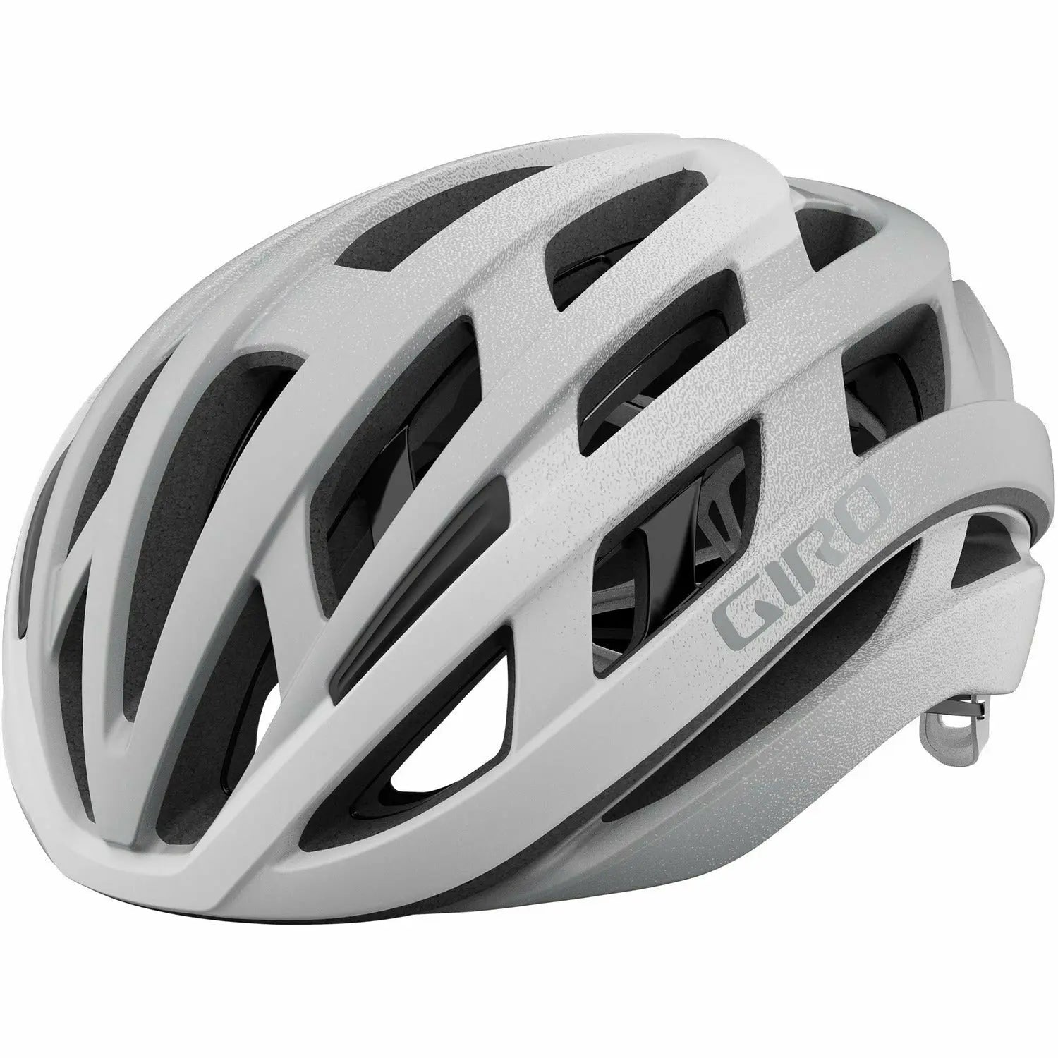 Giro Helios Spherical Road Helmet Matt White / Silver - FREE UK Shipping, FREE 365 Day Returns | Moto Central