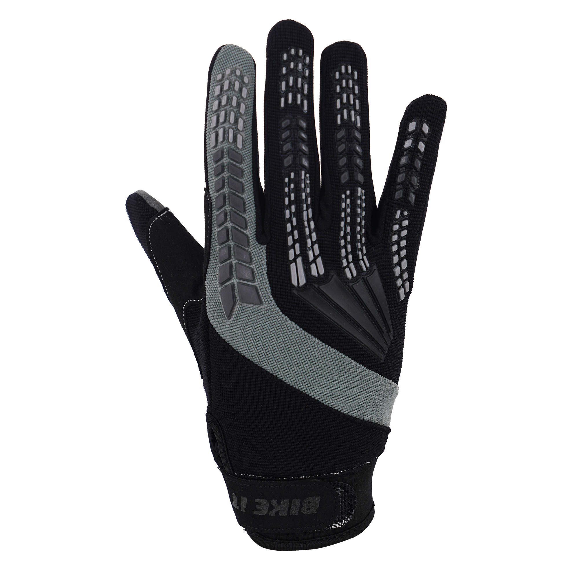 Bike It Vapor-S Lightweight Textile Gloves Black / Grey