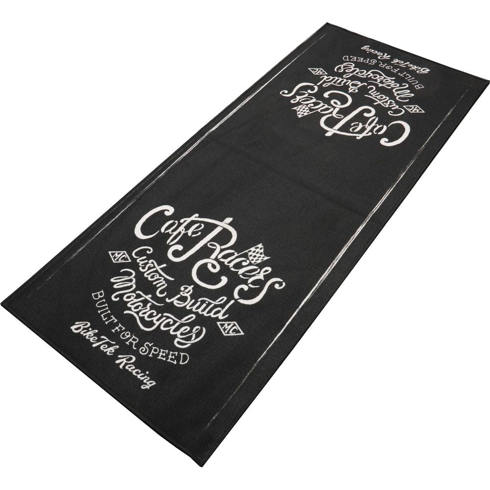 BikeTek Series 7 Garage Mat Cafe Racer / Custom Black